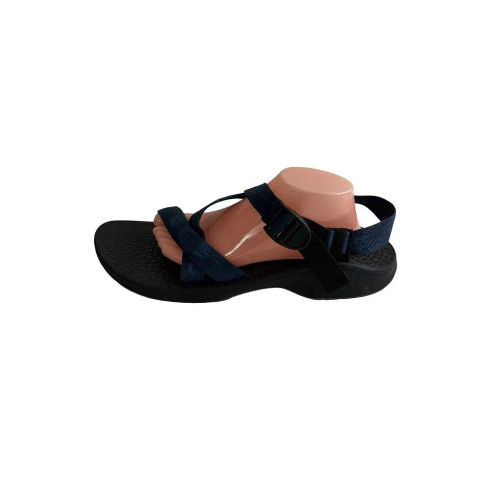 Chaco z/1 Men's Sandals Size 15 Blue Black Rugged Sole Vibram Comfort Water Hike